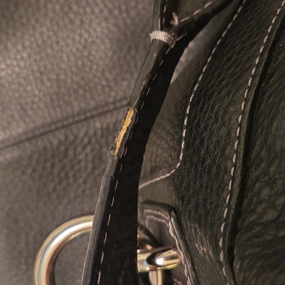 Coach Black Pebbled Leather Penelope Shoulder Bag - Picture 13 of 13